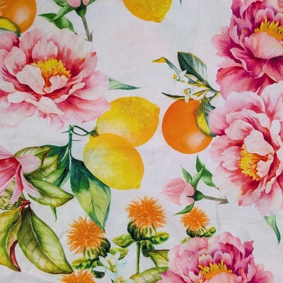 Sofia Made in Italy Adele l Mandarin Collar Blouse Size 6 to 12 Cottagecore - Picture 3 of 7